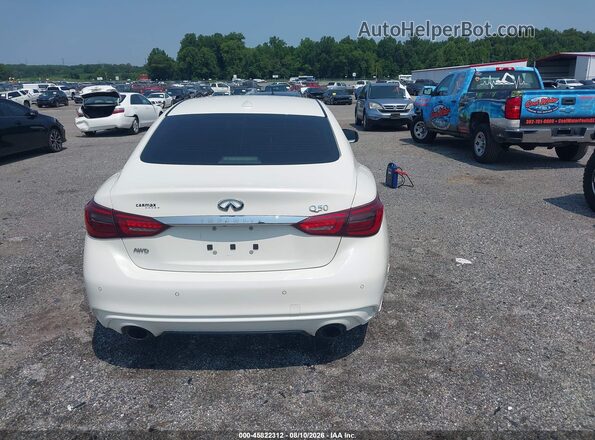 JN1EV7AR7JM430439 2018 INFINITI Q50 White 