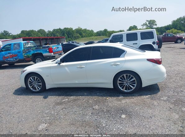 JN1EV7AR7JM430439 2018 INFINITI Q50 White Widok wnętrza 360 stopni