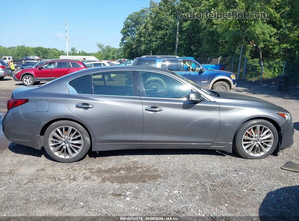 JN1EV7AR7JM432613 2018 INFINITI Q50 Gray Սարքավորումների վահանակի տեսք