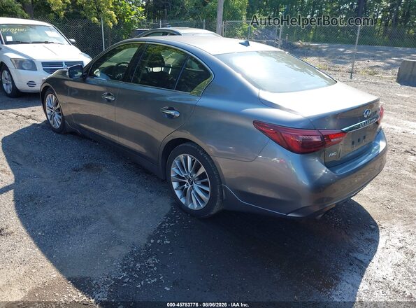 JN1EV7AR7JM432613 2018 INFINITI Q50 Gray Հետևի ձախ