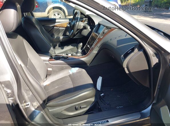 JN1EV7AR7JM432613 2018 INFINITI Q50 Gray Սալոնի դիմացի տեսք