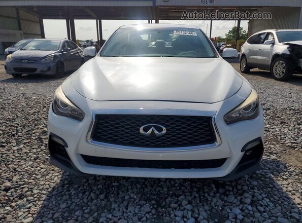 JN1EV7AR7JM439190 2018 INFINITI Q50 White Vista frontal