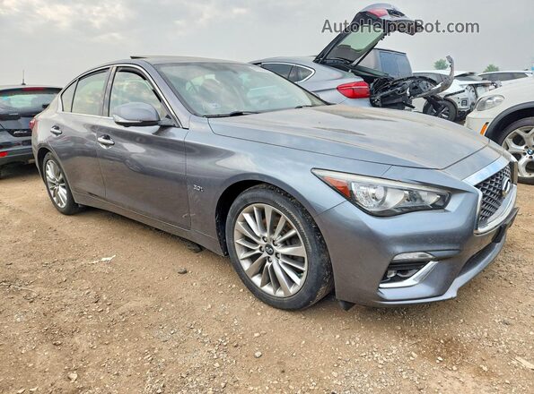 JN1EV7AR7KM550176 2019 INFINITI Q50 Gray Առջևի աջ