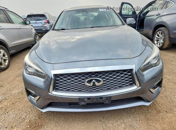JN1EV7AR7KM550176 2019 INFINITI Q50 Gray Դիմացի տեսք