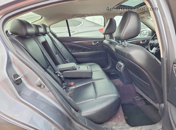 JN1EV7AR7KM550176 2019 INFINITI Q50 Gray Հետևի նստատեղերի տեսք