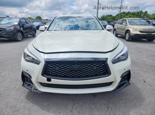 JN1EV7AR7KM555751 2019 INFINITI Q50 White Դիմացի տեսք