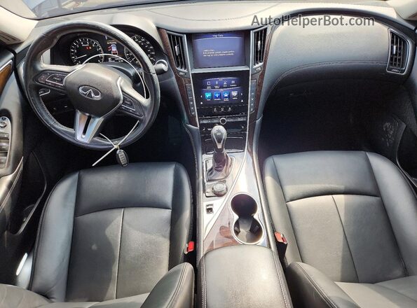 JN1EV7AR7KM556785 2019 INFINITI Q50 Gray Вид панелі приладів