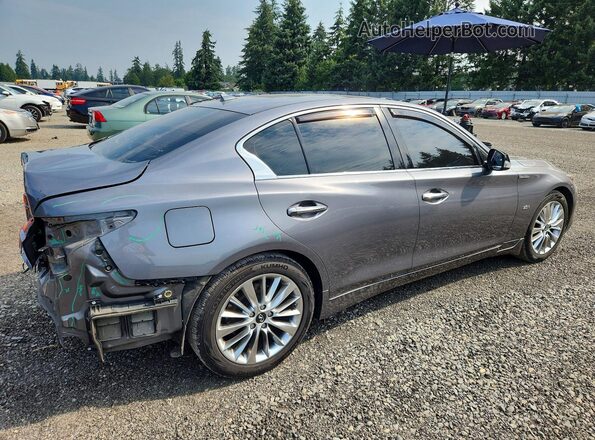 JN1EV7AR7KM556785 2019 INFINITI Q50 Gray Задня права чверть