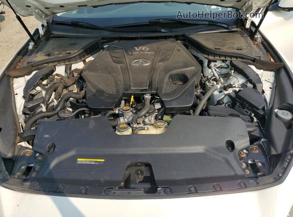 JN1EV7AR7KM592041 2019 INFINITI Q50 Белый Вид задней части салона