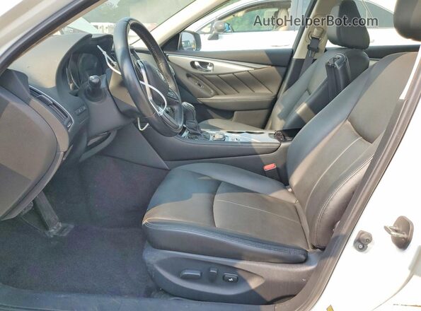JN1EV7AR7KM592041 2019 INFINITI Q50 Белый Вид салона спереди