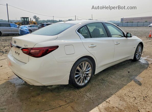 JN1EV7AR7KM592041 2019 INFINITI Q50 Белый Задняя правая четверть