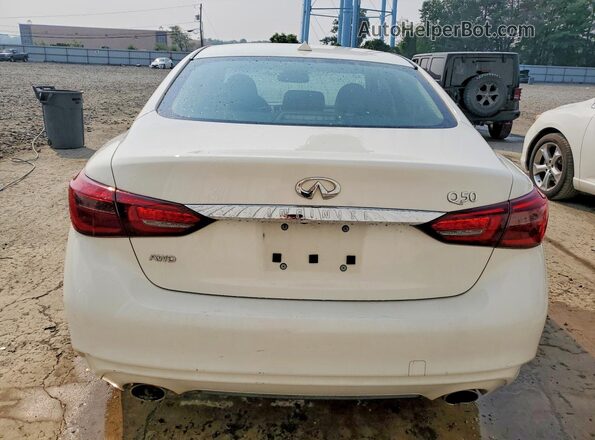 JN1EV7AR7KM592041 2019 INFINITI Q50 Белый Вид сзади