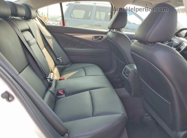 JN1EV7AR7KM592041 2019 INFINITI Q50 Белый Вид задних сидений