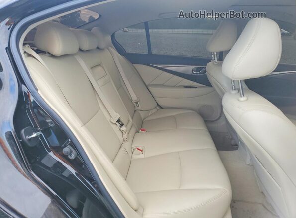 JN1EV7AR8HM834277 2017 INFINITI Q50 Черный Вид задних сидений