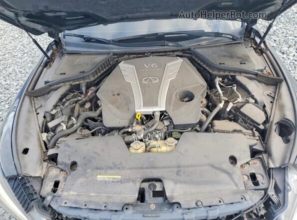 JN1EV7AR8HM834277 2017 INFINITI Q50 Черный Вид задней части салона