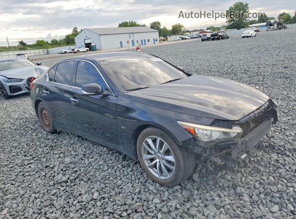 JN1EV7AR8HM834277 2017 INFINITI Q50 Черный Передняя правая четверть