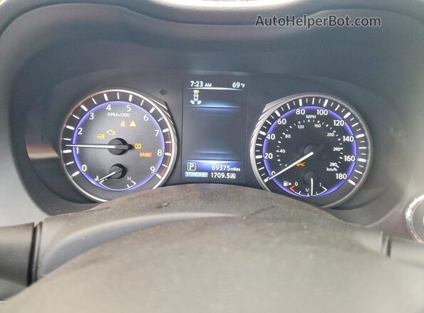 JN1EV7AR8HM834277 2017 INFINITI Q50 Черный Вид щитка приборов