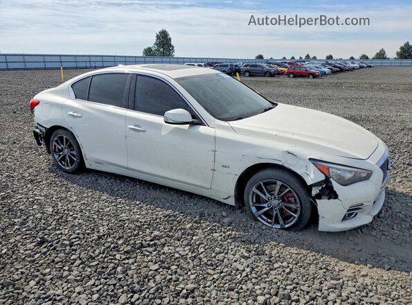 JN1EV7AR8HM840807 2017 INFINITI Q50 White Delantero derecho