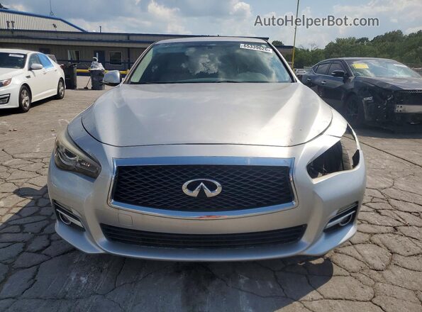 JN1EV7AR8JM432278 2018 INFINITI Q50 Silver Front view