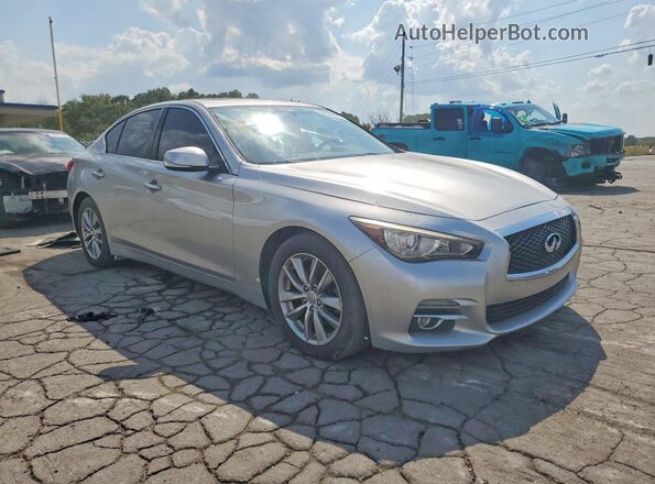 JN1EV7AR8JM432278 2018 INFINITI Q50 Silver Front right