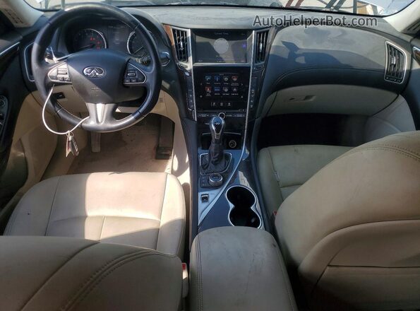 JN1EV7AR8JM432278 2018 INFINITI Q50 Silver Dashboard view