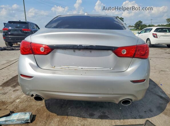 JN1EV7AR8JM432278 2018 INFINITI Q50 Silver Rear view