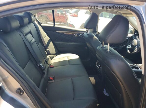 JN1EV7AR8JM442518 2018 INFINITI Q50 Silver Հետևի նստատեղերի տեսք