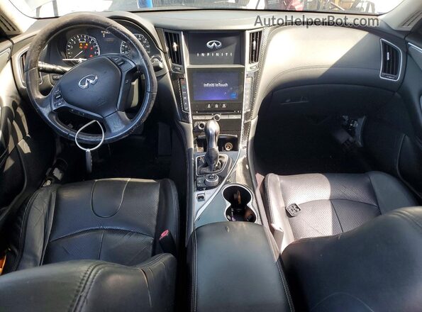 JN1EV7AR8KM590072 2019 INFINITI Q50 Silver Առջևի վահանակի տեսք