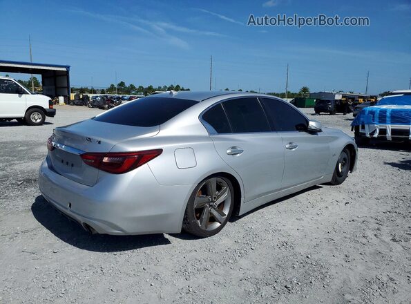 JN1EV7AR8KM590072 2019 INFINITI Q50 Silver Հետևի աջ