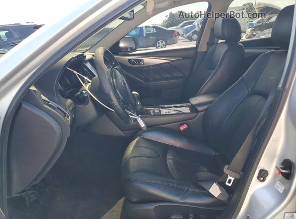 JN1EV7AR8KM590072 2019 INFINITI Q50 Silver Սալոնի դիմացի տեսք