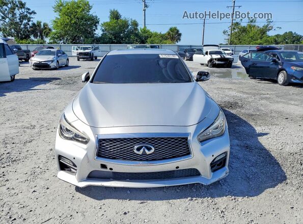JN1EV7AR8KM590072 2019 INFINITI Q50 Silver Դիմացի տեսք
