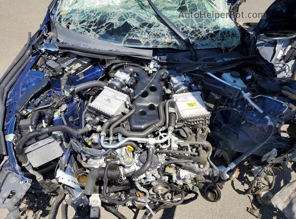 JN1EV7AR8KM591691 2019 INFINITI Q50 Blue Սալոնի հետևի տեսք