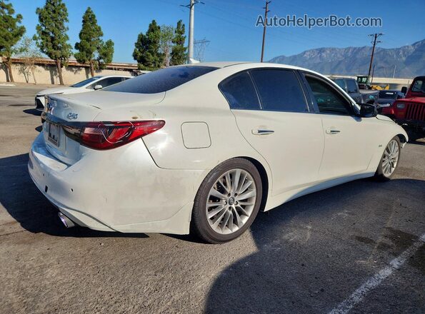 JN1EV7AR8LM252804 2020 INFINITI Q50 Белый Задняя правая четверть