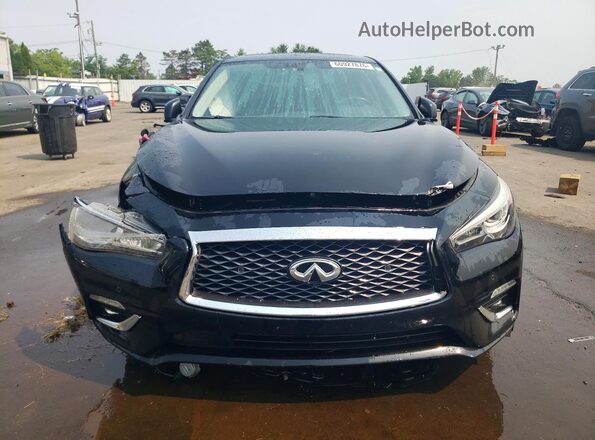 JN1EV7AR9JM436176 2018 INFINITI Q50 Black Вид спереду