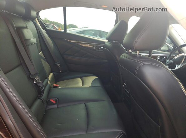 JN1EV7AR9JM436176 2018 INFINITI Q50 Black Вид задніх сидінь