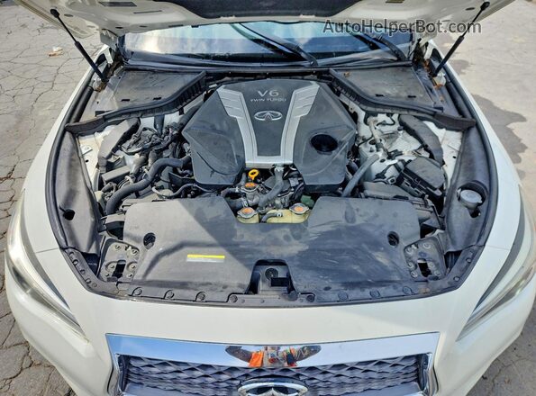 JN1EV7AR9JM442236 2018 INFINITI Q50 Белый Вид задней части салона