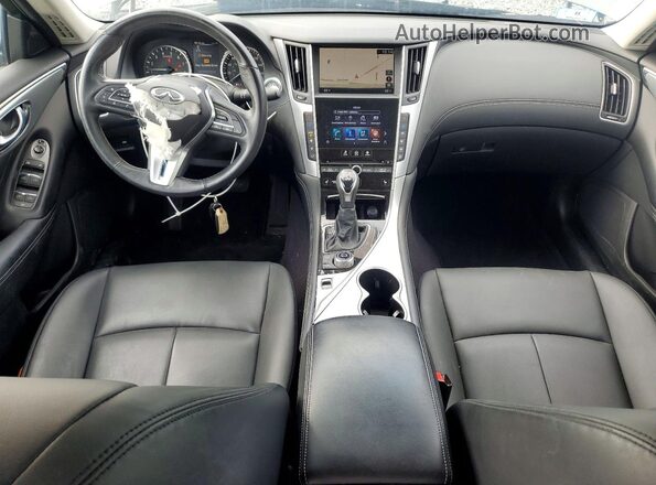 JN1EV7AR9LM254030 2020 INFINITI Q50 Gray Առջևի վահանակի տեսք