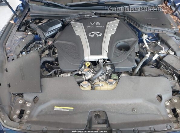 JN1EV7ARXHM833972 2017 INFINITI Q50 Blue Вид ззаду