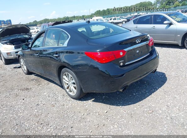 JN1EV7ARXHM836225 2017 INFINITI Q50 Black Tył lewy