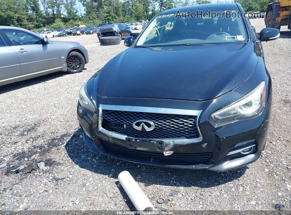 JN1EV7ARXHM836225 2017 INFINITI Q50 Black Widok zestawu wskaźników