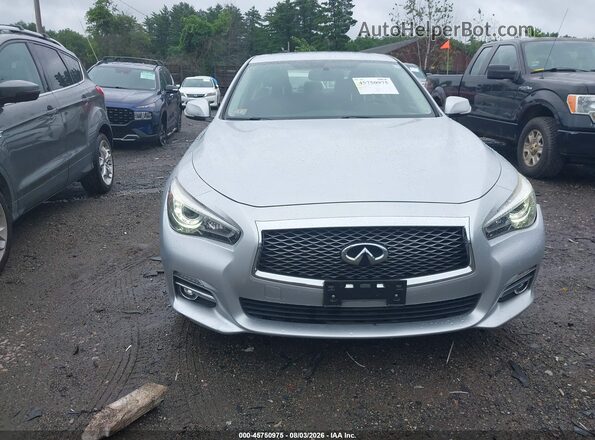 JN1EV7ARXHM837472 2017 INFINITI Q50 Silver Front view