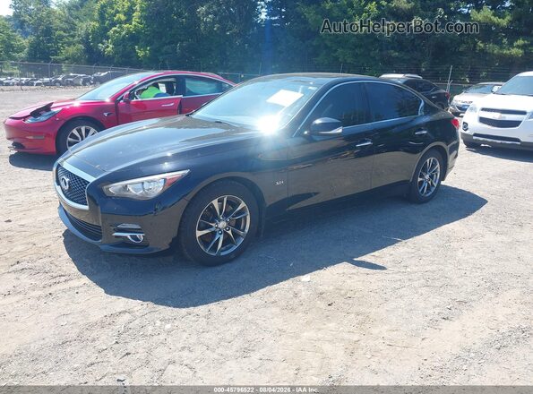 JN1EV7ARXHM840050 2017 INFINITI Q50 Black Передня ліва чверть