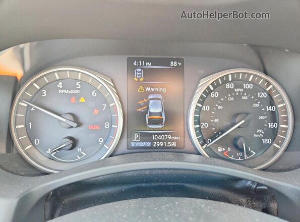 JN1EV7ARXJM438728 2018 INFINITI Q50 Silver Սարքավորումների վահանակի տեսք
