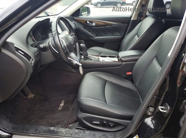 JN1EV7ARXKM553458 2019 INFINITI Q50 Black Vista interior delantera