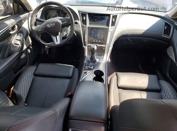 JN1EV7ARXLM254229 2020 INFINITI Q50 Black Widok deski rozdzielczej