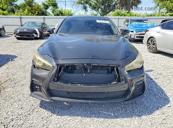 JN1EV7ARXLM254229 2020 INFINITI Q50 Black Widok z przodu