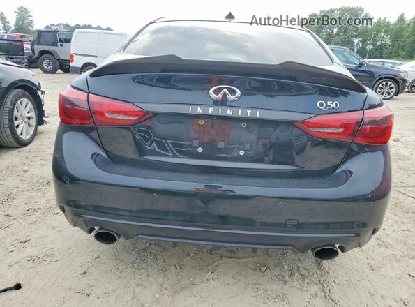 JN1EV7BP0MM702444 2021 INFINITI Q50 Black Հետևի տեսք