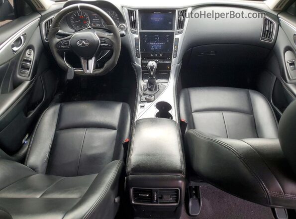 JN1EV7BP0MM702444 2021 INFINITI Q50 Black Առջևի վահանակի տեսք