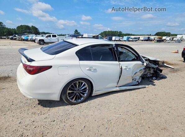 JN1EV7BP1MM704445 2021 INFINITI Q50 White უკანა მარჯვენა