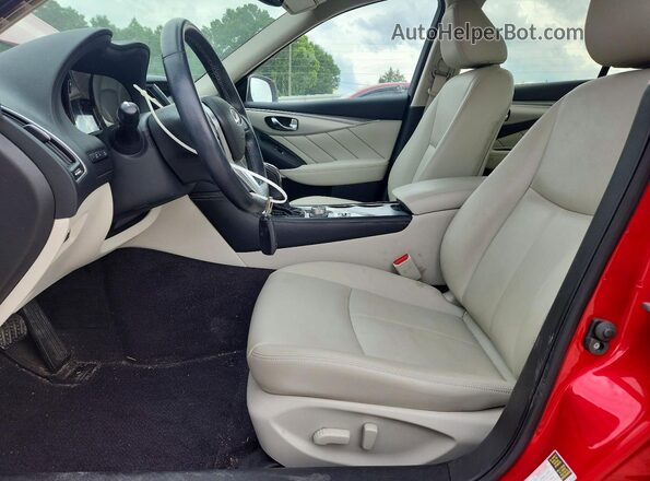 JN1EV7BP2MM702963 2021 INFINITI Q50 Red წინა სალონის ხედი